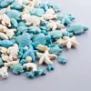 50/60/70/80 teile/los schildkröte seestern delphin kleine fisch perle keramik schmuck machen mit verstreuten perlen DIY armband zubehör 3