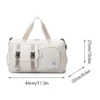 Robuste Reise-Reisetasche aus Nylon, tragbare Sport-Sporttasche für Übernachtungsausflüge, Schulter-Reisetasche, geräumiges Argyle 3