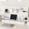 Stecktafel-Desktop-Aufbewahrungsregal: Vertikale Trennwand für Büro, Zuhause, Schreibtisch und Wohnheim, Tischregal mit bohrfreiem Zubehör