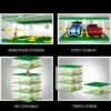 SEMBO BLOCK DIY Sportwagen Garage Bausteine Technologie Rennfahrzeug Lagerung Vitrine Ziegel Kinder Spielzeug Jungen Geschenke 5