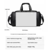 Sport-Sporttasche, Handtasche mit großem Fassungsvermögen, tragbare Reisetasche, mehrere Fächer mit Schuhaufbewahrung, perfekt für den Urlaub, Fitnessstudio 2