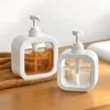 300/500ml Bad Seifensp ender nachfüllbare Lotion Shampoo Dusch gel halter tragbare Reisesp ender leere Bad Pump flasche 1