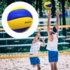 Volleyball der Größe 5, Soft-Touch-PU-Ball, für drinnen und draußen, Sport, Spielplatz, Fitnessstudio, Garten, Spiel, Training, Übung für Anfänger, MVA 300 4