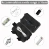 Magnets chl üssel halter unter Auto verstecken Schlüssel box mit starkem Magneten wasserdichter Magnets chl üssel Hider rostfreie magnetische Aufbewahrung sbox 5