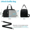 Reisetasche Reisetasche kleine wasserdichte Reise Sport tragbare faltbare Aufbewahrung einzelne Schulter Handaufbewahrungstasche tragbar 2
