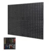 Stecktafelplatten aus Metall, Stecktafel-Wandorganisator mit flexiblem Layout für die Aufbewahrung in der Garage, Werkstatt, Küche und Bastelraum