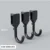 Black A Hook-5pcs
