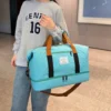 Gesteppte Reise-Reisetasche, mehrfarbig, lässig, einzelne Umhängetasche für Urlaub, Reisen, Fitnessstudio, Alltag, Gepäck, Festival, Geschenke 6