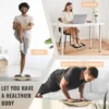 Holz-Balance-Board für Beintraining, rutschfestes Rocker-Board, Wackelbrett für Stehpult, Heim-Fitnessstudio, Büro, Fitnessgeräte 6