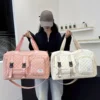 Robuste Reise-Reisetasche aus Nylon, tragbare Sport-Sporttasche für Übernachtungsausflüge, Schulter-Reisetasche, geräumiges Argyle 1