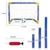 1pc Indoor Mini faltbares Fußball tor Netz Kunststoff Fußball Post Frame Set aufblasbare Kinder Sportspiel zeug für Indoor Outdoor Team Spiele 3