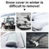 SEAMETAL Auto Eis Schaber Schnee Entfernung Schaufel Windschutzscheibe Glas Abtauen Entfernung Automotive Winter Edelstahl Auto Zubehör 5