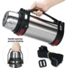 Große Kapazität Flaschen Wasser Flasche Edelstahl Thermos Flasche Vakuumisolierte Wasser Outdoor reise Flasche Tasse Warm Halten 3