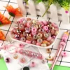 100 teile/los Acryl Linsen Spacer Perlen Gemischt Set Für DIY Schmuck Armband Halskette Ohrringe Etc Handgemachte Accessoires 3