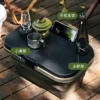 Picknick-Camping-Klappkorb für den Außenbereich, bequeme Reisen mit Deckel, großes Fassungsvermögen und multifunktionaler tragbarer Aufbewahrungskorb 3