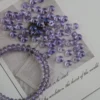 5 x 8 mm flache runde Glasperlen, wunderschöne farbige lose Spacer-Perlen für DIY-Armband, Telefonkette, Schmuckherstellung, Zubehör 4