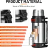 Große Kapazität Flaschen Wasser Flasche Edelstahl Thermos Flasche Vakuumisolierte Wasser Outdoor reise Flasche Tasse Warm Halten 5
