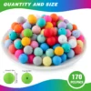 170 teile/los Boxed 15mm Farbige Silikon Runde Perlen Gemischt Set Für Schmuck DIY Schlüsselbund Stift Halskette Armband Ohrringe Zubehör 2