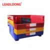 LEADLOONG 3 Stück V7 großer Aufbewahrungsbehälter für Teile, 377 x 422 x 180 mm/14,84 x 16,61 x 7,09 Zoll, robuste, stapelbare Kunststoff-Teilbox für die Garage
