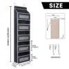 Aufbewahrungsorganisator über der Tür, 5 Regale, Türorganisator zum Aufhängen, hängende Organizer-Aufbewahrung für Babyzimmer, Badezimmer, Schlafzimmer 2