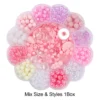 1 Satz/Box Ton Perlen Set Valentinstag Rosa Stil Für DIY Armband Herstellung Kit Perle Reis Perlen Armbänder, Halsketten, Schmuck Zubehör 6