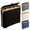 1pc Bad Wc Papier Lagerung Korb Bad Organizer Oxford Tuch Faltbar Mit Abdeckung Tissue Halter Bad Zubehör