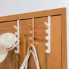 Behind The Door Storage Hook Space-Saving Coat & Bag Hanger for Dorm Office School Locker Wardrobe Organization 1