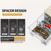 LEADLOONG 8/16 Stück 14 x 9 x 4 cm/5,5 x 3,5 x 1,5 Zoll Schraubenteile Handwerk Gewinde Organizer Mini Schublade Heimorganisation und Aufbewahrungsbehälter 5