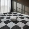 Ineinandergreifende Yoga-Matte aus Plüschschaum, Fliesen, dicker, rutschfester Übungsboden, gepolsterte Puzzle-Matte für Zuhause, Fitnessstudio, Pilates, Fitness, Tatami 2
