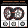 NEUE 2-50Pc Auto Reifen Schnee Ketten Anti-skid Winter Outdoor Auto Reifen Rad Kette Notfall Doppel rillen Anti Slip Auto Zubehör 6