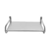Edelstahl Mikrowelle Rack Wand montage Küchen regal Regale Theke Aufbewahrung assistent 6 Haken Küche, Wohnzimmer 2
