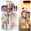 360 °   Rotierender Make-up-Organizer, transparenter Plattenspieler, Lazy Susan Organizer, drehende Kosmetik-Aufbewahrungsvitrine, Kosmetik-Organizer 4