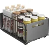 2 stücke Küche Lagerung Rack Rutsche Schublade Ablage Gewürz Flasche Gewürz Lagerung Rack Herausziehen Schrank Schubladen Organizer