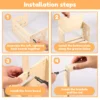 Holz Baby Dusche Korb Schrank Mehrzweck Baby Dusche Korb mit Organizer Baby Lagerung Kiste Haushalt Dekorativ 3