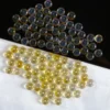 5 x 8 mm flache runde Glasperlen, wunderschöne farbige lose Spacer-Perlen für DIY-Armband, Telefonkette, Schmuckherstellung, Zubehör