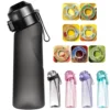 Aromatisierte Wasser flasche 650ml Sport Trink flasche 7 Frucht duft Hülsen Wasser becher für Outdoor-Camping-Fitness-Mode