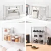 Durchsichtiger Make-up-Aufbewahrungskoffer, staubdichte Kosmetik-Organizer-Box, Hautpflegebehälter, mehrlagige Kosmetikvitrinen mit großem Fassungsvermögen 5