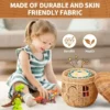 Handgemachter Pilz-Aufbewahrungskorb, ästhetisches Rattan, geflochtener Picknickkorb, niedliche Kinder-Geldbörse aus Korbgeflecht, Heimdekoration, Fotografie-Requisiten 4