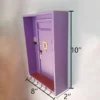 Lila Tür Freunde Schlüssel Halter Holz Box Hängen Schlüssel Holz Aufhänger Lagerung Rack Organizer Regal Hause Wand Dekor Handwerk Geschenk 4