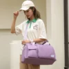 Unisex-Reisegepäcktasche mit großem Fassungsvermögen, Sport-Sporttasche, perfekt für den Wochenende, Übernachtungsgepäcktasche mit Schuhfach 6