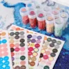 4 teile/satz Diamant malerei farbe anzahl aufkleber label aufkleber diamant malerei farbe anzahl digitale kennzeichnung aufkleber 4