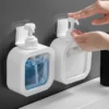 300/500ml Bad Seifensp ender nachfüllbare Lotion Shampoo Dusch gel halter tragbare Reisesp ender leere Bad Pump flasche 4