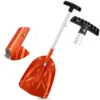 Automatisch zusammenklappbare Notfall-Schneeschaufel mit ausziehbarem Griff, leichte Aluminium-Schneeschaufel für Auto, Ski, für Camping im Freien 3