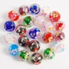 Neue Glas Muster Perlen Pilz Fisch Herzförmige Abstand Perlen Schmuck Machen Armband Ohrringe Diy Zubehör 10/30/50 teile/los