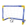 1pc Indoor Mini faltbares Fußball tor Netz Kunststoff Fußball Post Frame Set aufblasbare Kinder Sportspiel zeug für Indoor Outdoor Team Spiele