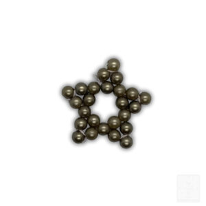 Perlenstern Anhänger Bronze