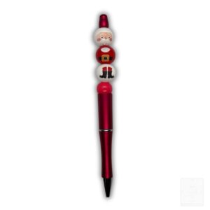 Weihnachtskugelschreiber Weihnachtsmann rot
