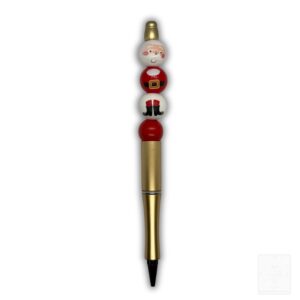 Weihnachtskugelschreiber Weihnachtsmann gold