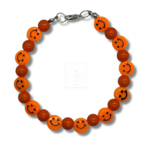 Smiley-Armband Orange