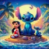 Disney Anime Lilo & Stitch Puzzle 108/200/300/500/1000/1500 Teile Intelligenzpuzzles für Kinder und Erwachsene Heimdekoration